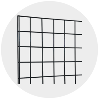 Black Grid Panels