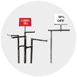 Clothing Rack Sign Holders