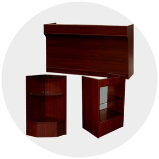 Mahogany Showcases & Counters