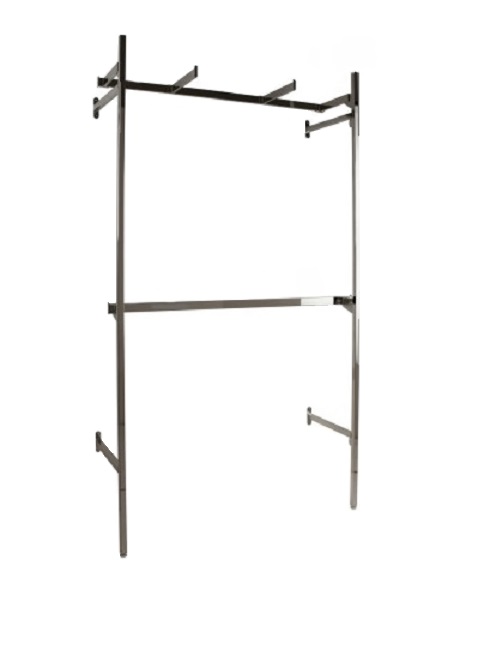 Retail Clothing Racks - Wall Mounting Hardware - Saddle Mount