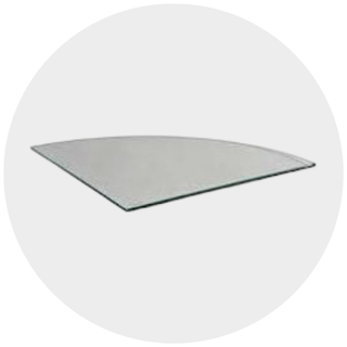 Quarter Round Glass