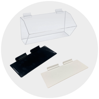 Slatwall Acrylic Accessories