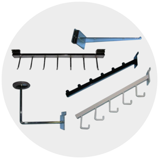 Slatwall Brackets & Accessories