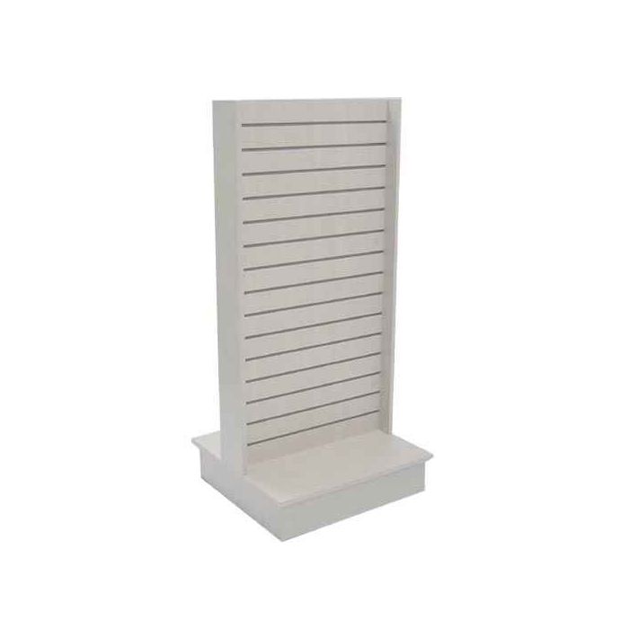 2 Way Slat Wall Unit- White 