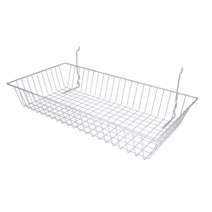 slatwall basket chrome