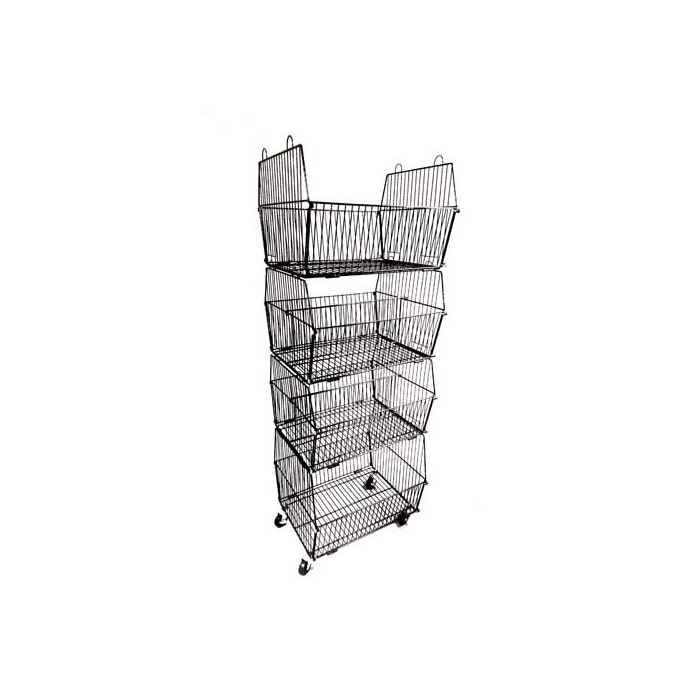 Stackable Wire Basket Display