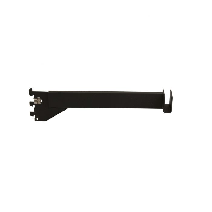 12" Rectangular Hangrail Bracket - Black