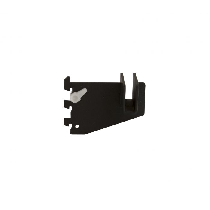 3" Rectangular Hangrail Bracket - Black