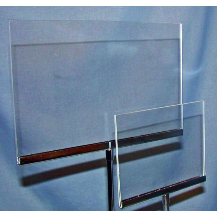 ACRYLIC SIGNHOLDER 7"HX11"W ACRYLIC SIGNHOLDER 7"HX11"W