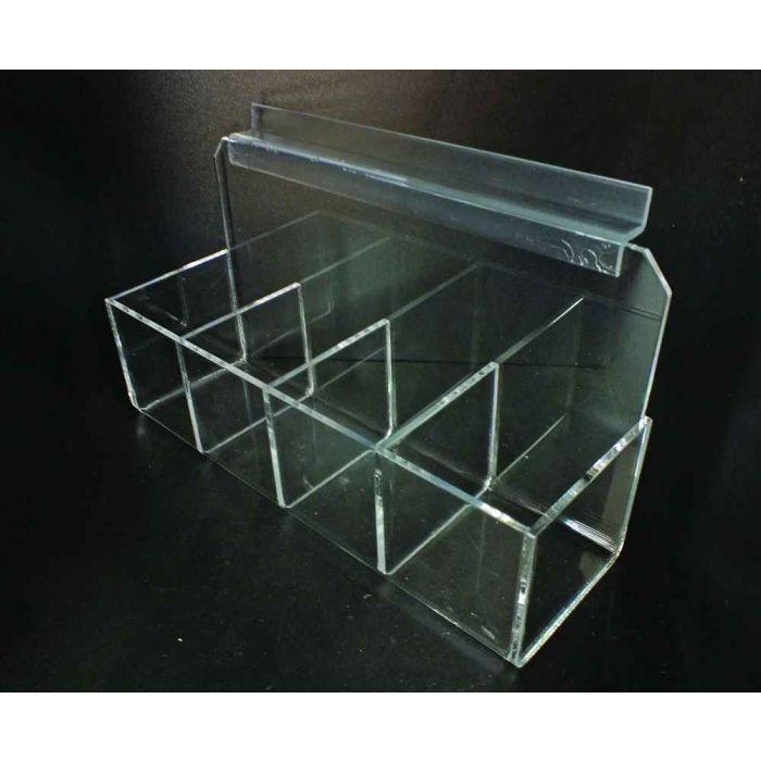 ACRYLIC SLATWALL BIN 4.5X8X2.6 ACRYLIC SLATWALL BIN 4.5X8X2.6