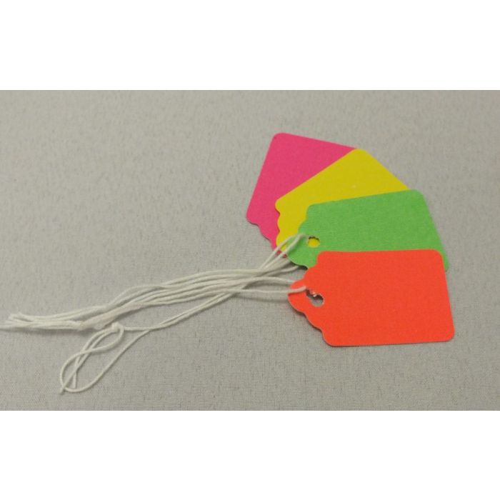 ASSORTED FLUORESCENT TAGS
