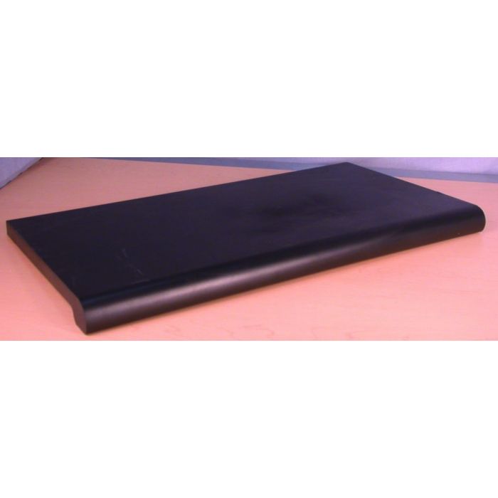 24" Bullnose Shelf- Black