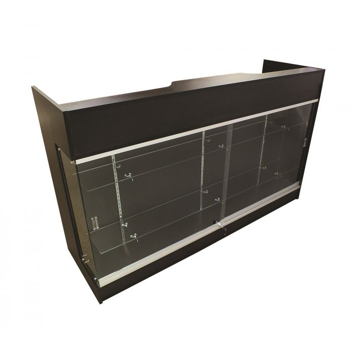 Use this counter showcase for all your merchandising needs Use this counter showcase for all your merchandising needs