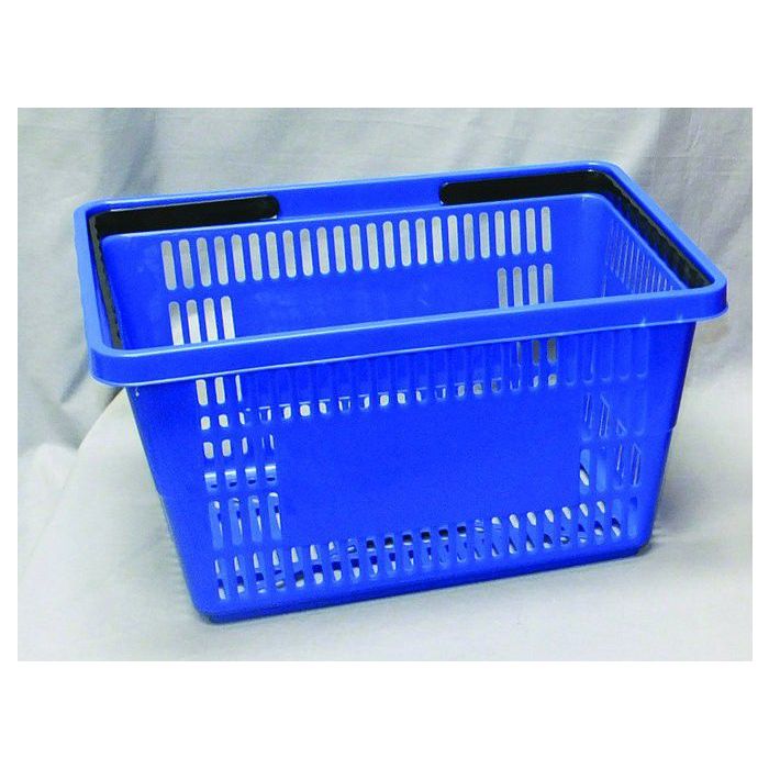 LARGE STACKABLE SHOPPING BASKETS- BLUE