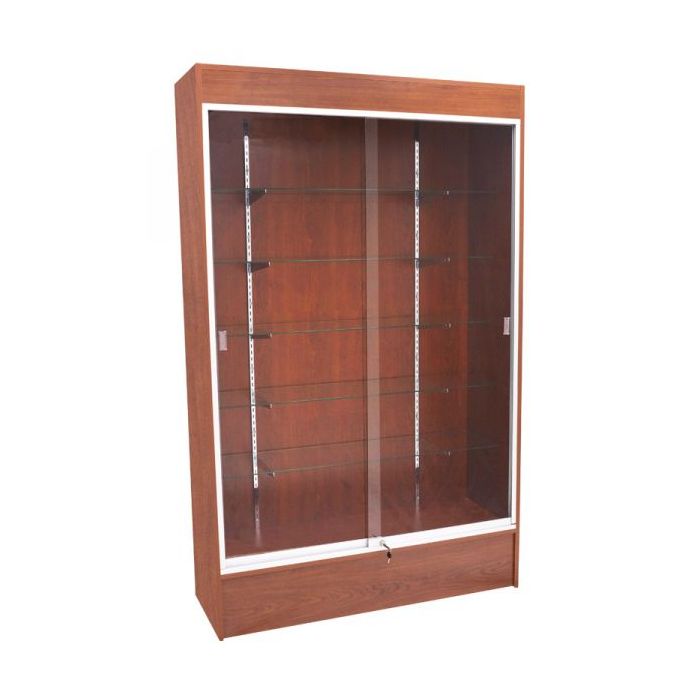 cherry wall unit display case cherry wall unit display case