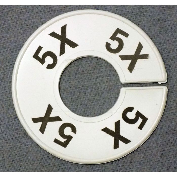 WHITE SIZE DIVIDER-5x WHITE SIZE DIVIDER-5x