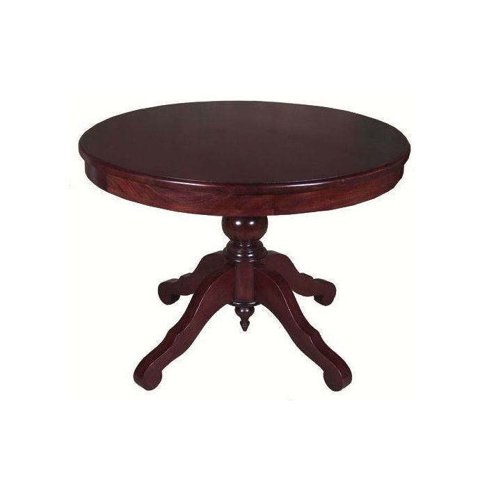 42" ROUND DISPLAY TABLE-STAIN