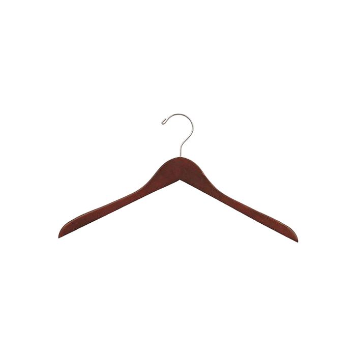 17" Shirt Hanger- Dark Walnut