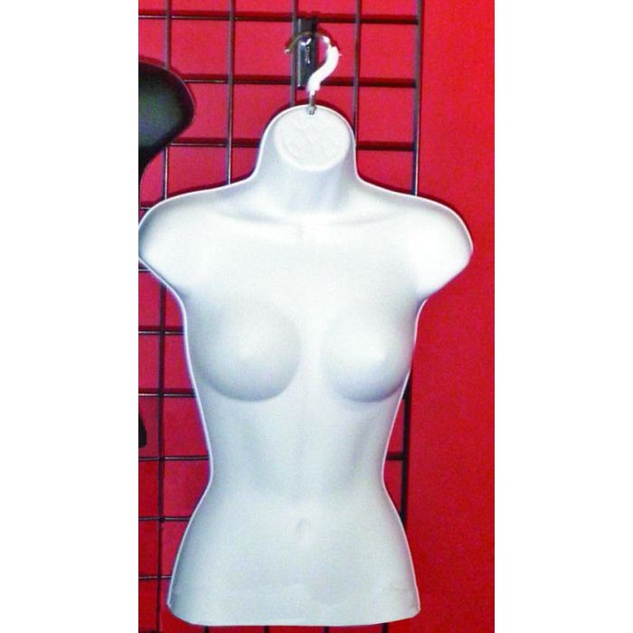 Female Torso Form- White Female Torso Form- White