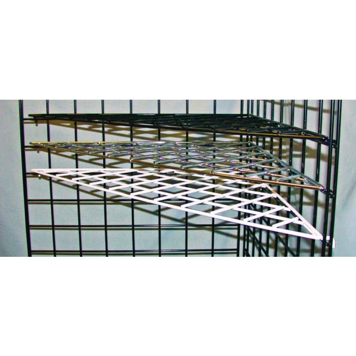 TRIANGLE SHELF-WHITE TRIANGLE SHELF-WHITE