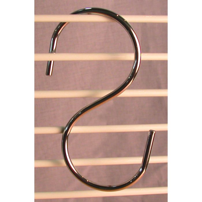 4" Large Chrome S Hook 4" Large Chrome S Hook
