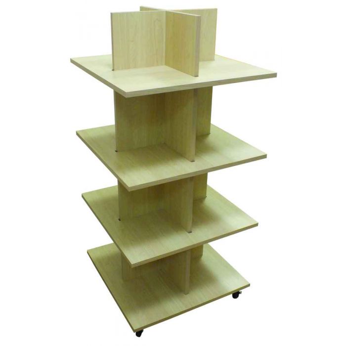 Wooden shelves: Four Tier