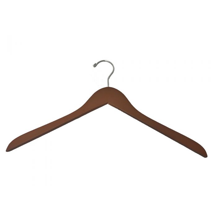 NATURAL MAHOGANY WOOD SHIRT HANGER