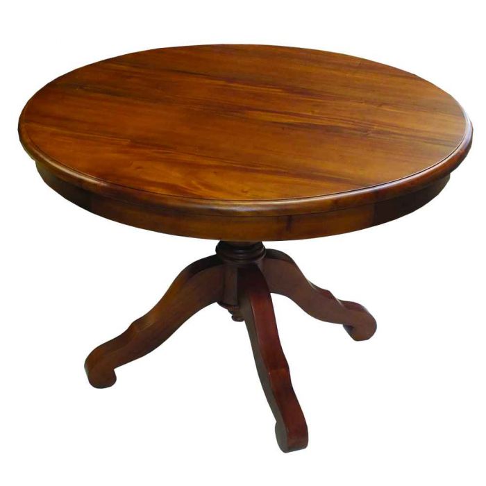 42" ROUND DISPLAY TABLE- Natural Mahogany 42" ROUND DISPLAY TABLE- Natural Mahogany
