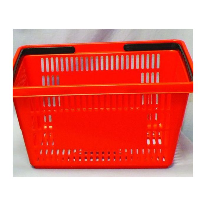 LARGE STACKABLE SHOPPING BASKETS- RED