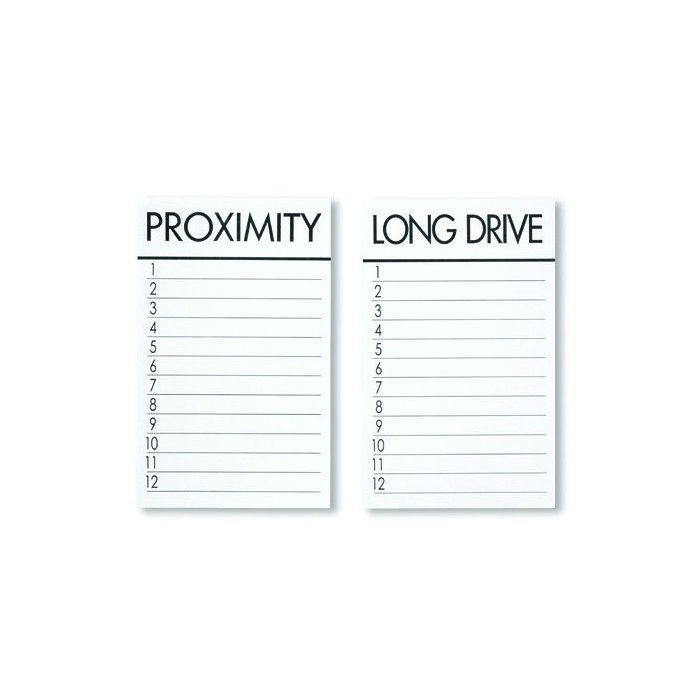 Replacement Cards for Proximity Marker Set