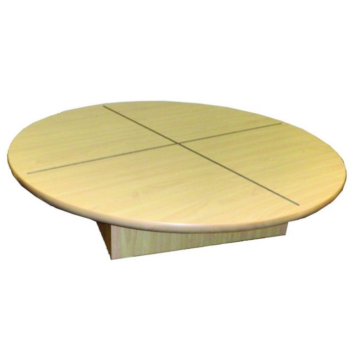 REVOLVING ROUND BASE- WHITE