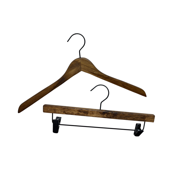 Dark wood coat hangers sale