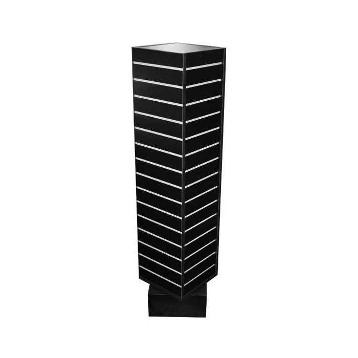 SLATWALL ROTATING TOWER-BLACK