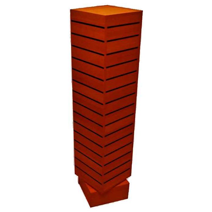 SLATWALL ROTATING TOWER-CHERRY SLATWALL ROTATING TOWER-CHERRY
