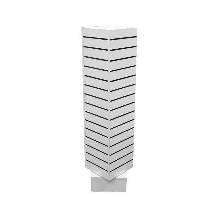 SLATWALL ROTATING TOWER-WHITE