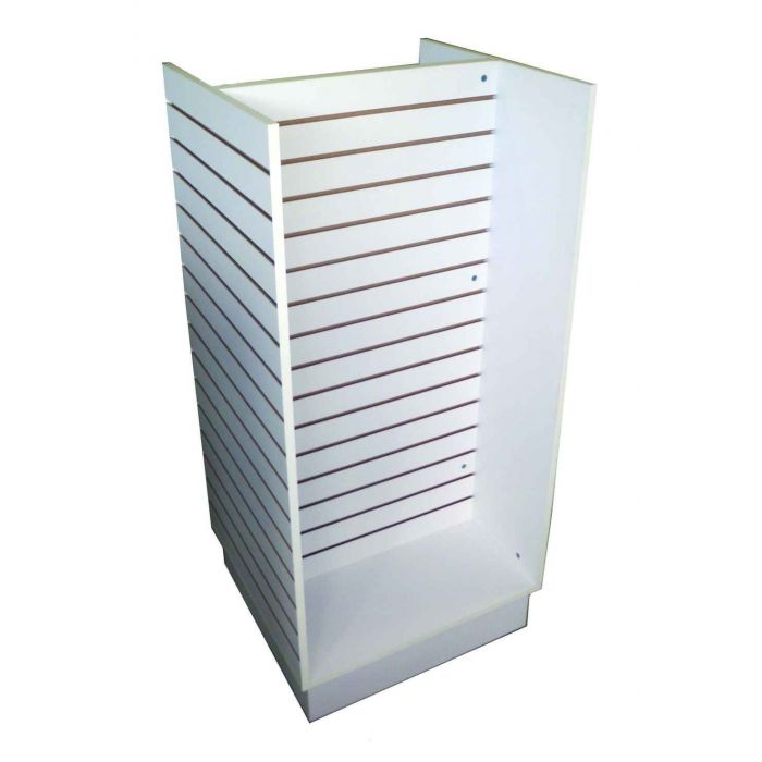 SMALL SLATWALL H MERCHANDISER-WHITE SMALL SLATWALL H MERCHANDISER-WHITE