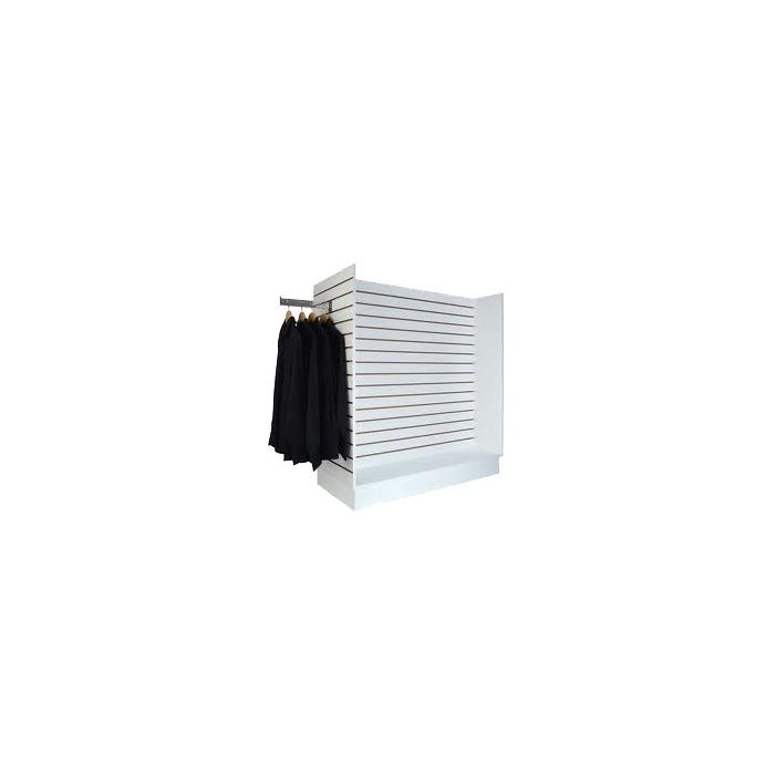 SLATWALL H MERCHANDISER- WHITE SLATWALL H MERCHANDISER- WHITE