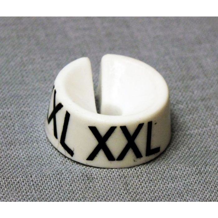 White Size Marker Size-XXL