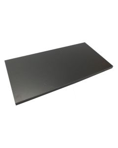 48'' BLACK MELAMINE SHELF
