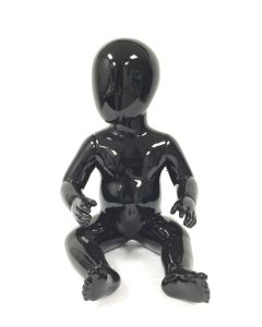 infant mannequin - black