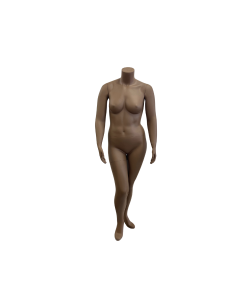 Plus-Size African American Headless Full-Body Mannequin