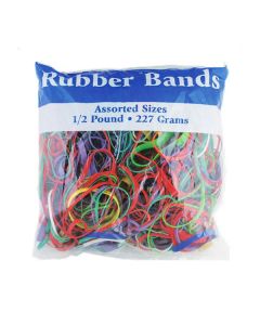 Rubber Bands - Assorted 1/2 Pound