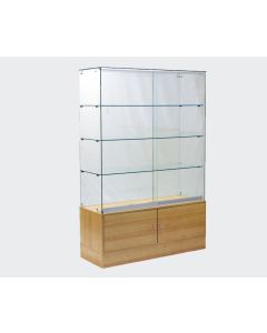 Glass Tower- Black Base 