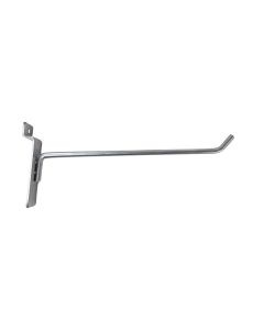 6" Slatwall Hook - Satin Chrome
