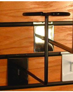 SLATWALL HAT DISPLAY- BLACK 