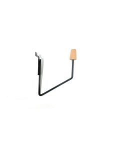 Slatwall Mounted Head Display Bracket - Black
