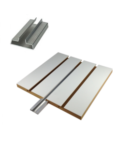 8' Metal T-Slot Inserts - Aluminum - 16 Pieces