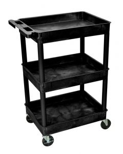 UTILITY CART WITH STORAGE TUBS