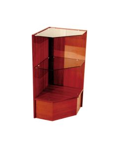 Walnut Pentagon Corner Case
