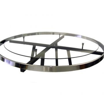 30" ROUND TEMPERED GLASS 